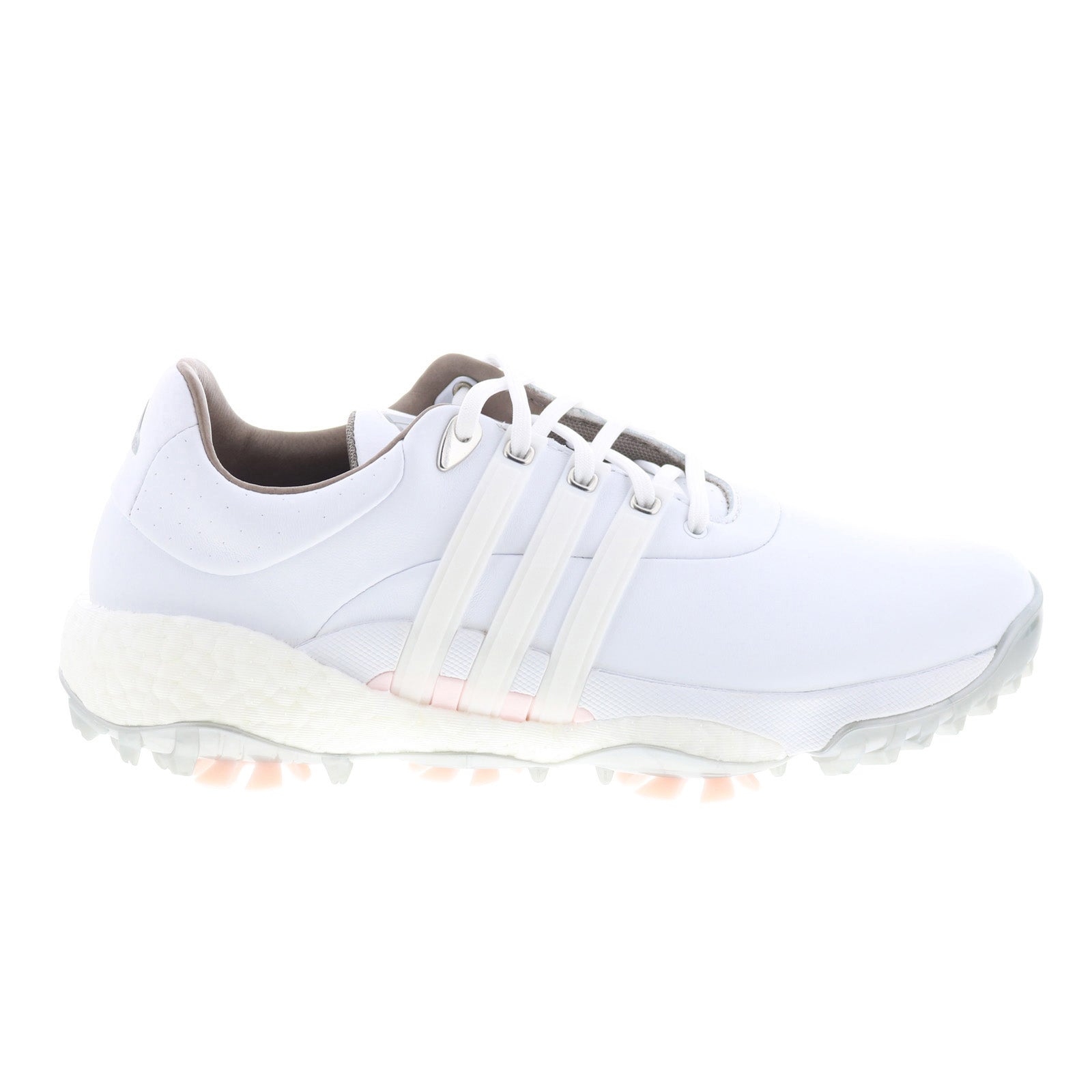 Adidas Tour360 22 GV9662 Womens White Leather Lace Up Athletic Golf Sh - Ruze Shoes Adidas Tour360 22 GV9662 Womens White Leather Lace Up Athletic Golf Sh - Ruze Shoes
