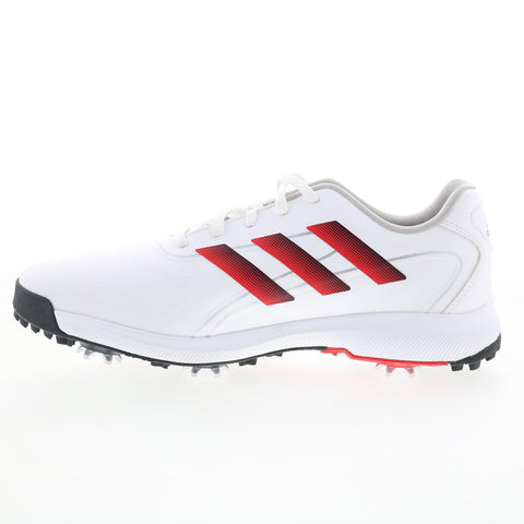 Adidas Traxion Lite Max GV9674 Mens White Synthetic Athletic Golf Shoes