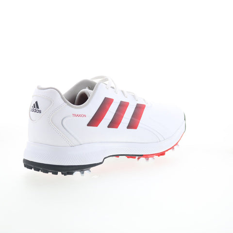 Adidas Traxion Lite Max GV9674 Mens White Synthetic Athletic Golf Shoes