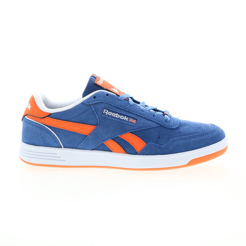 Reebok Club Memt Mens Blue Suede Lace Up Lifestyle Sneakers Shoes