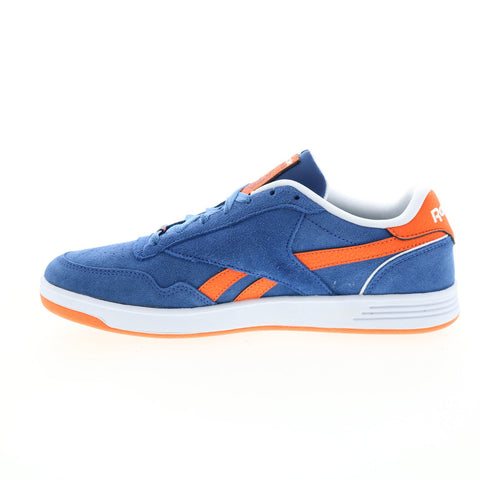 Reebok Club Memt Mens Blue Suede Lace Up Lifestyle Sneakers Shoes