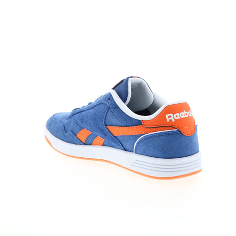 Reebok Club Memt Mens Blue Suede Lace Up Lifestyle Sneakers Shoes