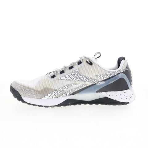 Reebok Nano X1 TR Adventure Mens White Mesh Athletic Running Shoes