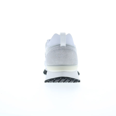 Reebok LX2200 Mens Gray Leather Lace Up Lifestyle Sneakers Shoes