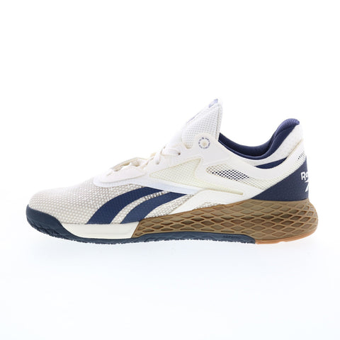 Reebok Nano X GW6016 Mens Beige Nylon Athletic Cross Training Shoes