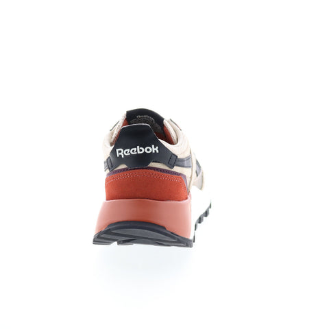 Reebok Classic Leather Legacy Mens Beige Canvas Lifestyle Sneakers Shoes