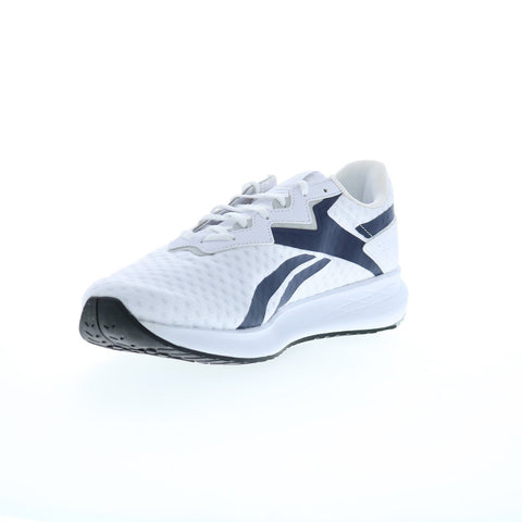 Reebok Energen Plus 2 Mens White Mesh Lace Up Athletic Running Shoes