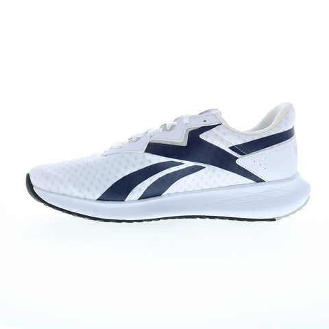 Reebok Energen Plus 2 Mens White Mesh Lace Up Athletic Running Shoes