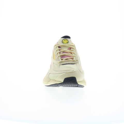 Reebok Zig Kinetica 2.5 Smiley Mens Beige Synthetic Lifestyle Sneakers Shoes