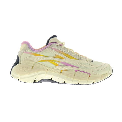 Reebok Zig Kinetica 2.5 Smiley Mens Beige Synthetic Lifestyle Sneakers Shoes
