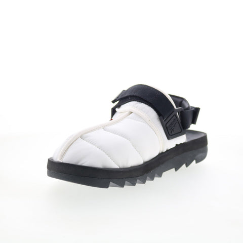 Reebok Beatnik GW8328 Mens Gray Canvas Slip On Slides Sandals Shoes
