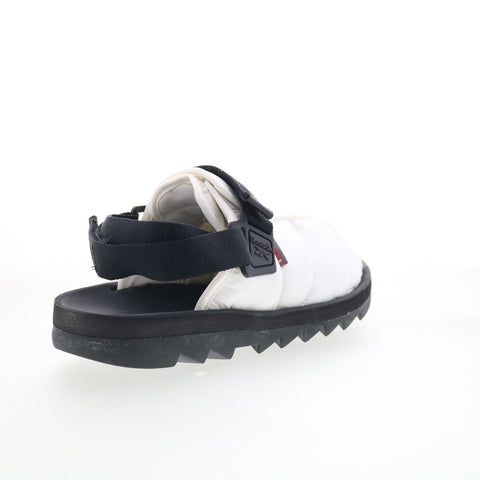 Reebok Beatnik GW8328 Mens Gray Canvas Slip On Slides Sandals Shoes