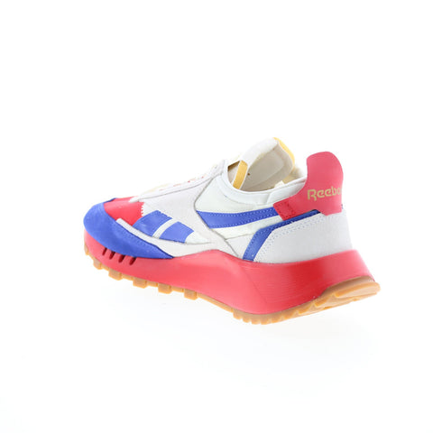 Reebok Classic Leather Legacy Mens Red Canvas Lifestyle Sneakers Shoes