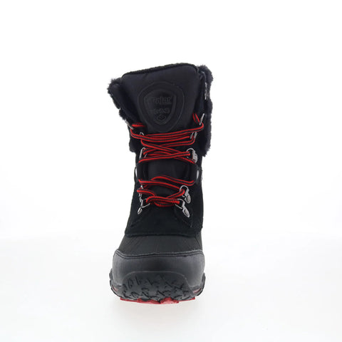 Pajar Gwen 78865 Womens Black Canvas Lace Up Casual Dress Boots