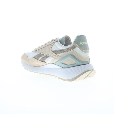 Reebok Classic Leather Legacy AZ Womens White Leather Lifestyle Sneakers Shoes