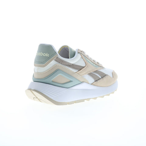 Reebok Classic Leather Legacy AZ Womens White Leather Lifestyle Sneakers Shoes