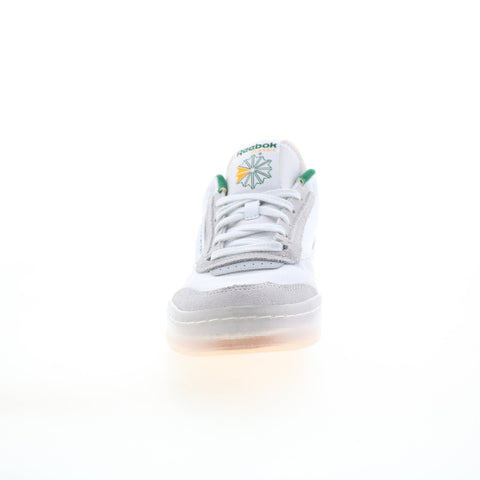 Reebok Club C Legacy Mens White Leather Lace Up Lifestyle Sneakers Shoes