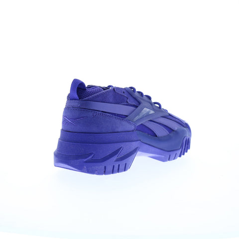 Reebok Club C Cardi B V2 Womens Purple Suede Lifestyle Sneakers Shoes