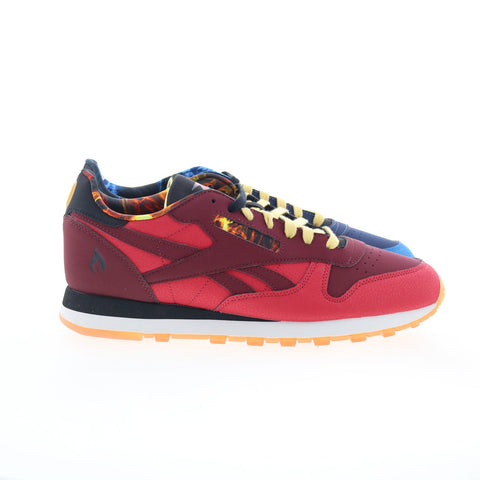 Reebok Classic Leather Street Fighter Mens Red Lifestyle Sneakers Shoes