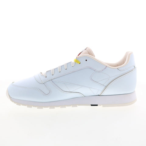 Reebok Classic Leather Pump 50TH Smiley Mens White Lifestyle Sneakers Shoes