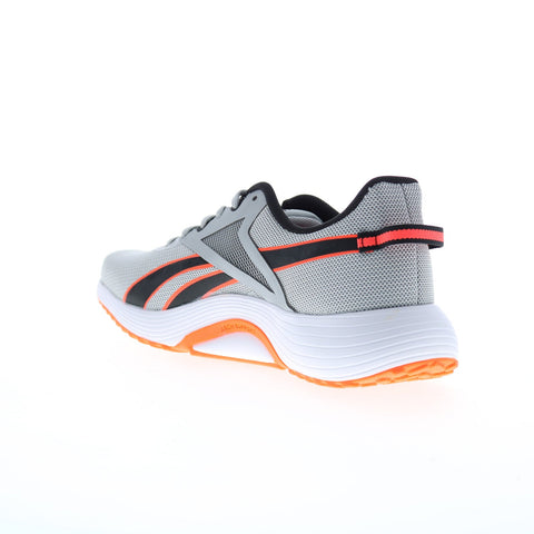 Reebok Lite Plus 3 Mens Gray Canvas Lace Up Athletic Running Shoes