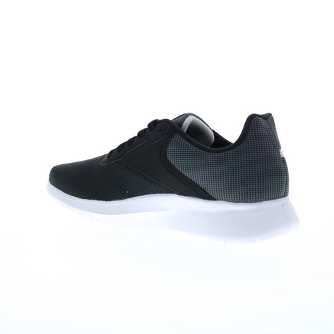 Reebok Fluxlite Mens Black Canvas Lace Up Athletic Cross Training Shoes