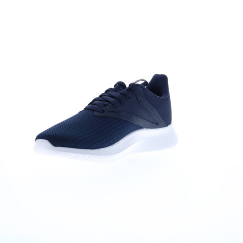 Reebok Fluxlite Womens Blue Canvas Lace Up Athletic Cross Training Shoes