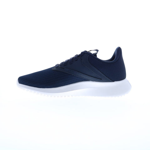 Reebok Fluxlite Womens Blue Canvas Lace Up Athletic Cross Training Shoes