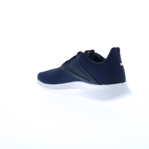 Reebok Fluxlite Womens Blue Canvas Lace Up Athletic Cross Training Shoes