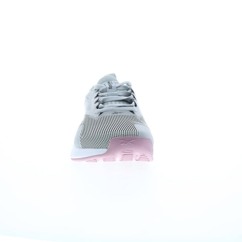 Reebok Nanoflex TR 2.0 Womens Gray Mesh Lace Up Athletic Cross Training Shoes