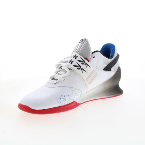Reebok Legacy Lifter II Mens White Synthetic Athletic Weightlifting Shoes