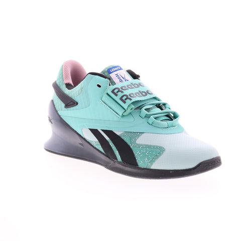 Reebok Legacy Lifter II Womens Blue Synthetic Athletic Weightlifting Shoes