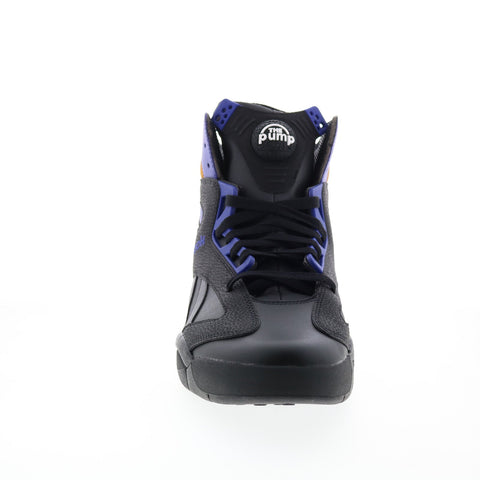 Reebok Shaq Attaq Mens Black Synthetic Lace Up Athletic Basketball Shoes
