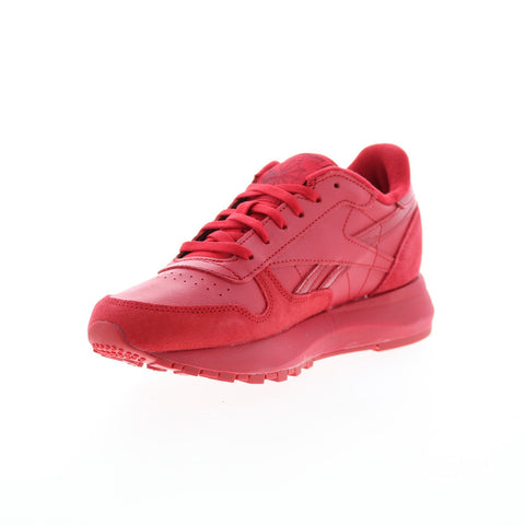 Reebok Classic Leather SP Womens Red Leather Lifestyle Sneakers Shoes