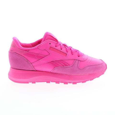 Reebok Classic Leather SP Womens Pink Suede Lifestyle Sneakers Shoes