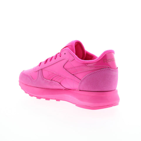 Reebok Classic Leather SP Womens Pink Suede Lifestyle Sneakers Shoes