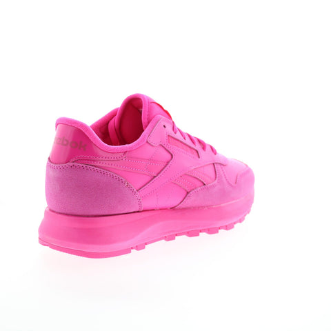 Reebok Classic Leather SP Womens Pink Suede Lifestyle Sneakers Shoes