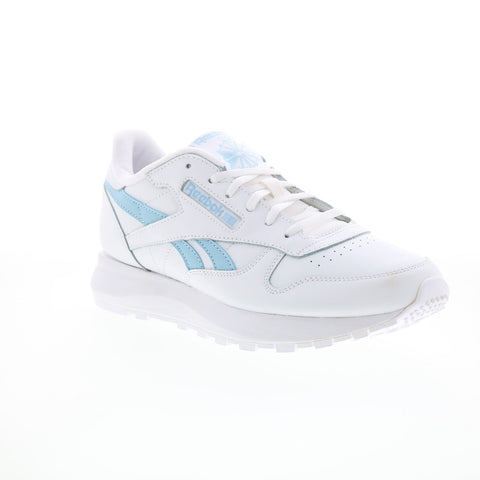 Reebok Classic Leather SP Womens White Leather Lifestyle Sneakers Shoes