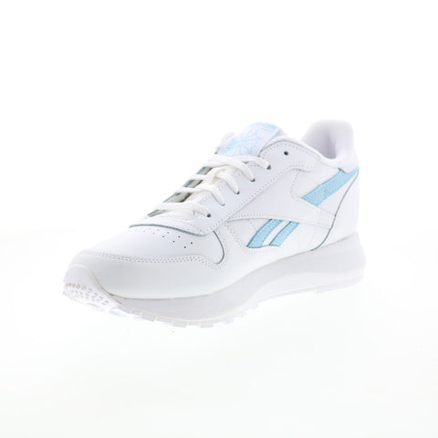 Reebok Classic Leather SP Womens White Leather Lifestyle Sneakers Shoes