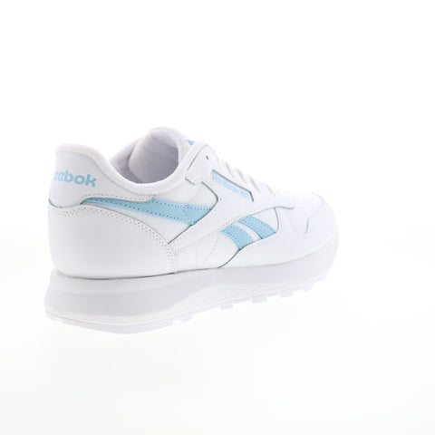 Reebok Classic Leather SP Womens White Leather Lifestyle Sneakers Shoes