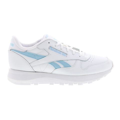 Reebok Classic Leather SP Womens White Leather Lifestyle Sneakers Shoes