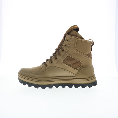 Reebok Club C Cleated Mid Rothco Womens Brown Leather Casual Dress Boots
