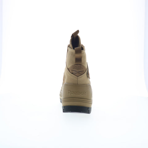Reebok Club C Cleated Mid Rothco Womens Brown Leather Casual Dress Boots