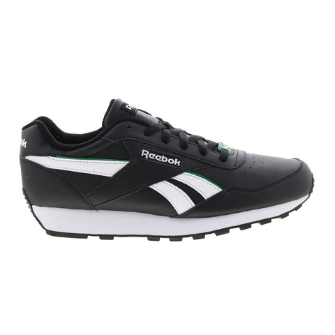 Reebok Rewind Run Mens Black Synthetic Lace Up Lifestyle Sneakers Shoes