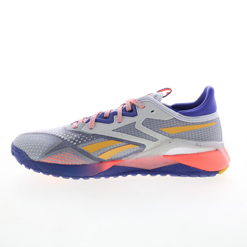 Reebok Nano X2 TR Adventure Mens Gray Mesh Athletic Cross Training Shoes