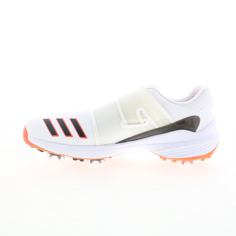 Adidas ZG23 BOA GY9716 Mens White Synthetic Slip On Athletic Golf Shoe