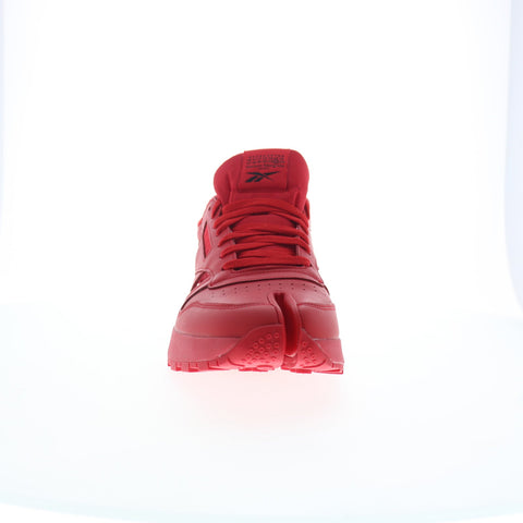 Reebok Classic Leather DQ Maison Margiela Mens Red Lifestyle Sneakers Shoes