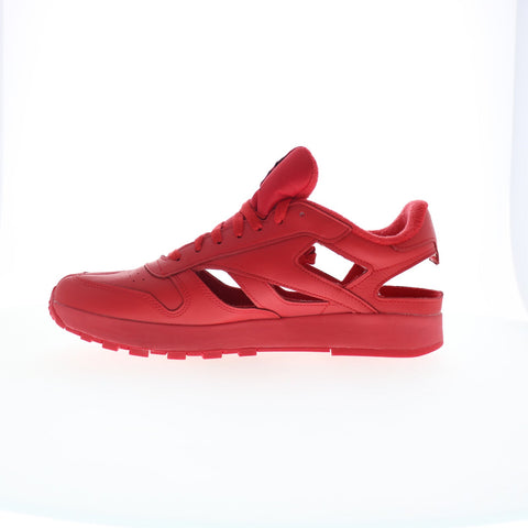 Reebok Classic Leather DQ Maison Margiela Mens Red Lifestyle Sneakers Shoes