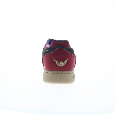 Reebok Workout Plus Street Fighter Mens Burgundy Lifestyle Sneakers Shoes