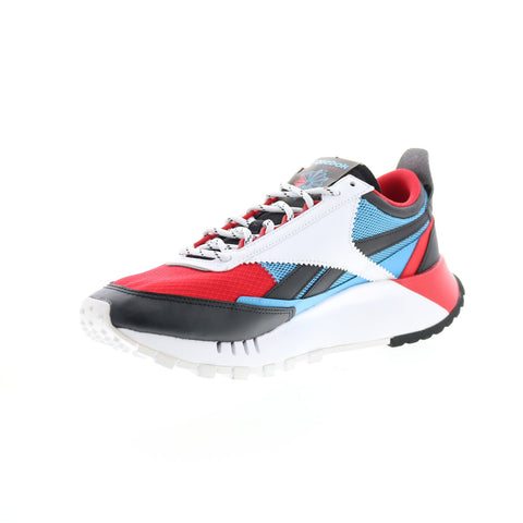 Reebok Classic Leather Legacy Mens Red Mesh Lifestyle Sneakers Shoes